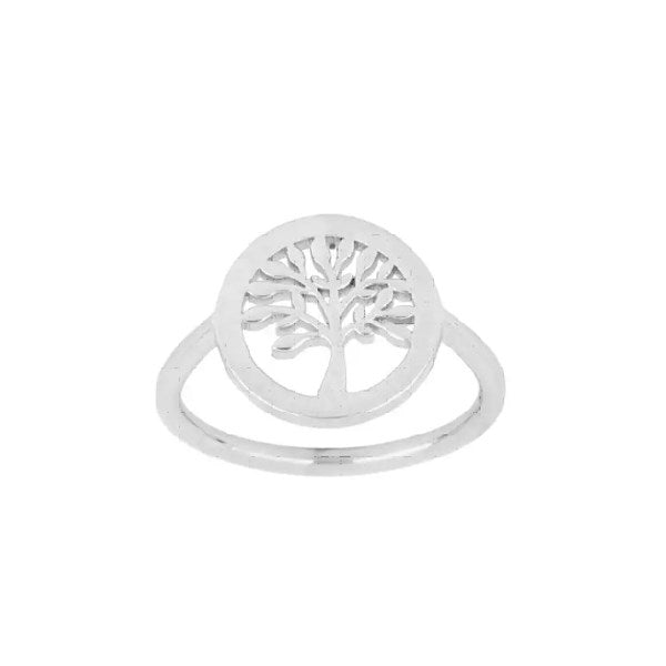 Nordahl Andersen sølvring med livets træ-motiv, Ø11 mm – elegant og symbolsk ring til daglig brug
