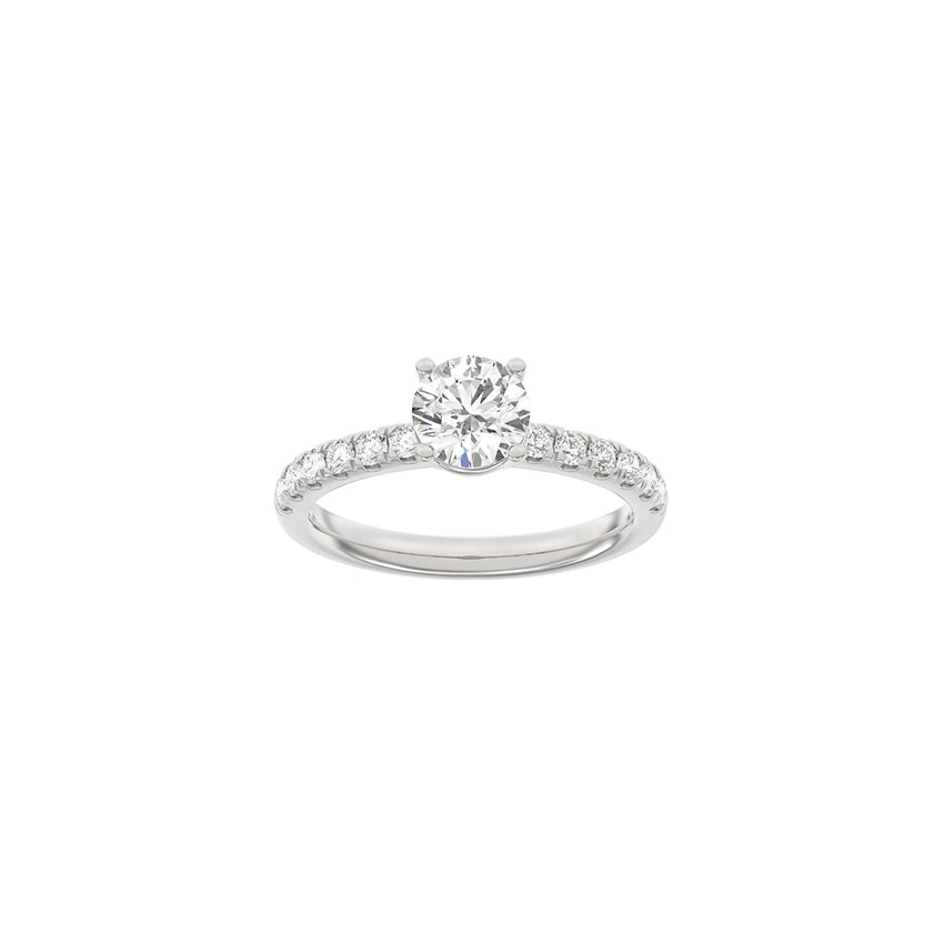 Siersbøl LUXURY ring i 14 kt. hvidguld med 1,4 ct lab-grown diamanter
