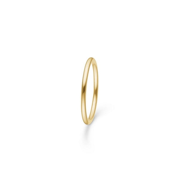 Mads Z Poetry plain ring i 14 karat guld – enkel og tidløs guldring uden sten