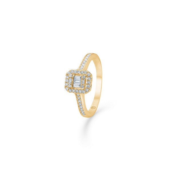 Mads Z Elizabeth ring i 14 karat guld med brillantslebne diamanter på 0,33 ct