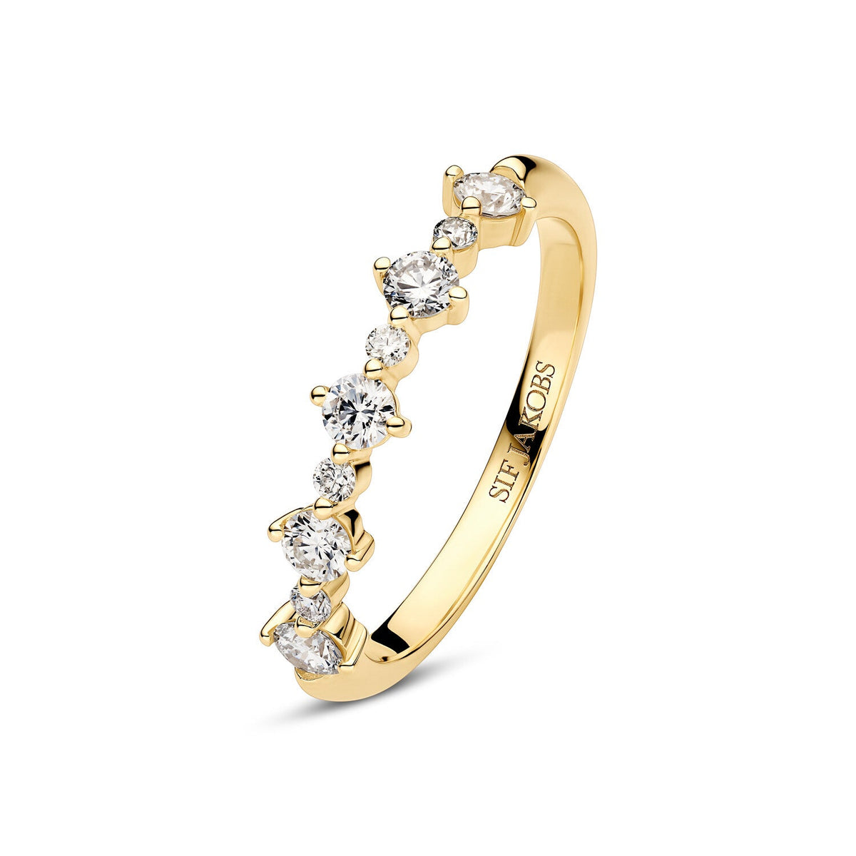 Sif Jakobs Brina diamantring i 14 kt guld med lab-grown diamanter