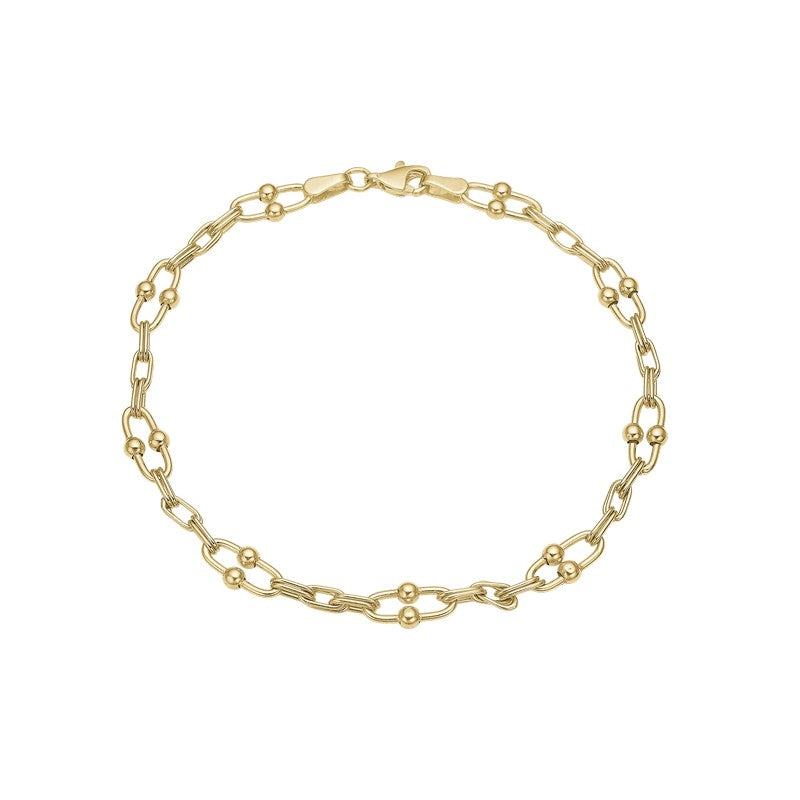 Aagaard lænke armbånd i 8 karat guld – klassisk og tidløst design til håndleddet