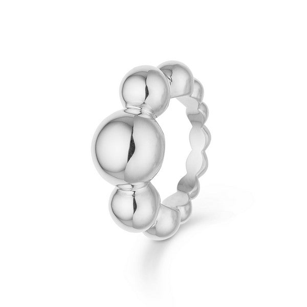 Mads Z Biggest Ball ring i sterlingsølv 925 med ikonisk kugledesign