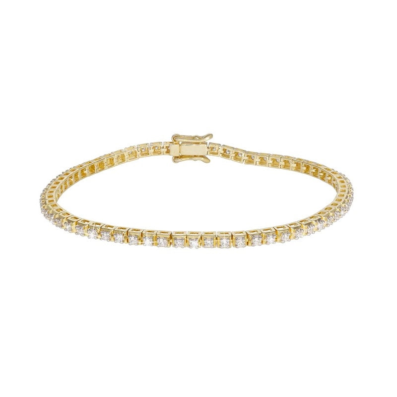 Aagaard tennisarmbånd i 14 karat guld med lab-grown diamanter på ca. 0,96 ct TW/VS