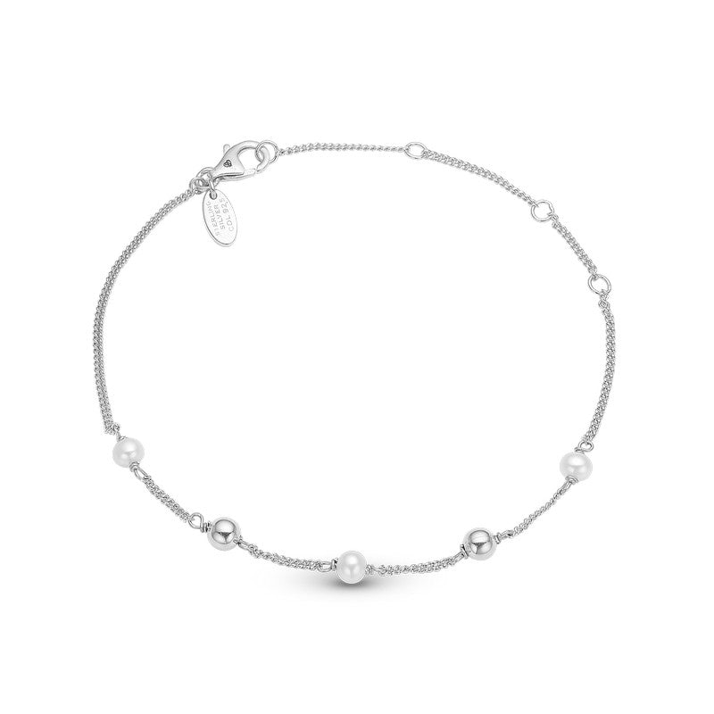Christina Fresh Water Pearl armbånd i sølv med perler