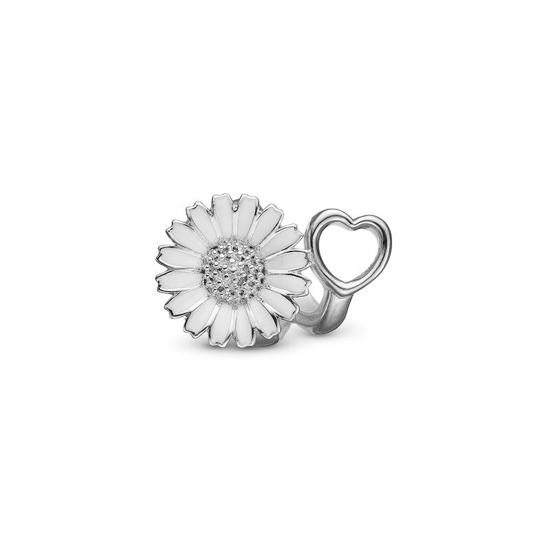 Christina Marguerit Bliss charm i sølv til læderarmbånd