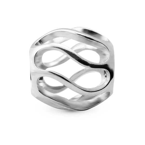 Christina Twist charm i sølv til læderarmbånd