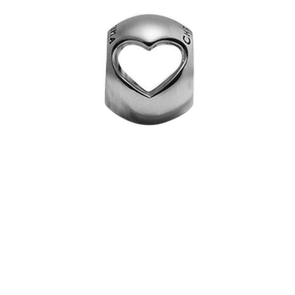 Christina Open Your Heart charm i sølv til læderarmbånd