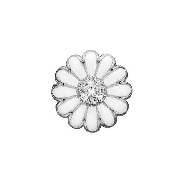 Christina Topaz Marguerite charm i sølv med topas til læderarmbånd