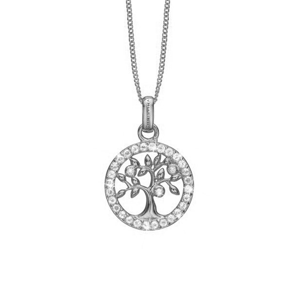 Christina Sparkly Tree of Life vedhæng i sølv med zirkonia