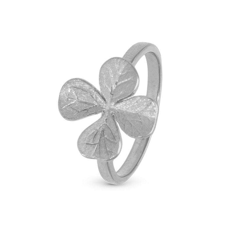 Christina Four Leaf Clover ring i sølv