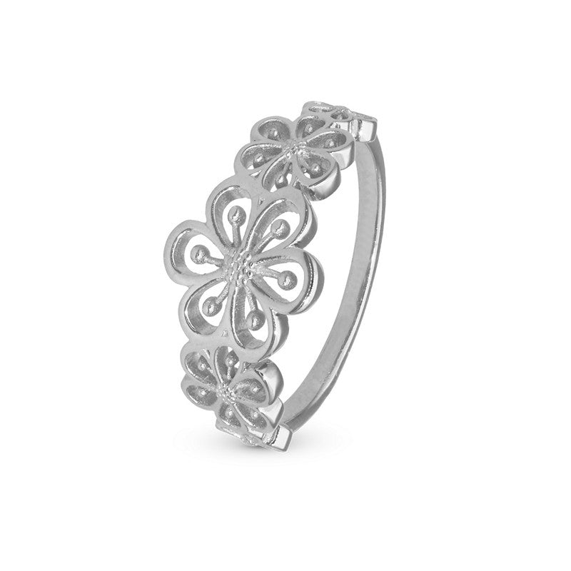 Christina Flower Heaven ring i sølv