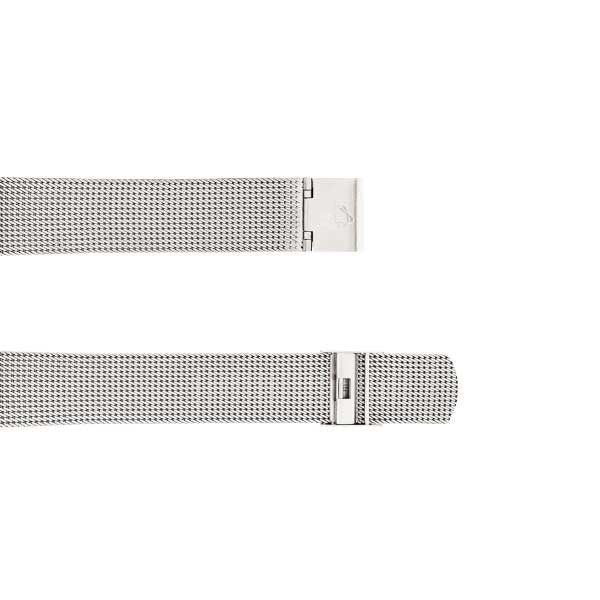 Arne Jacobsen urrem i matteret rustfrit stål mesh – klassisk lænkedesign til daglig brug