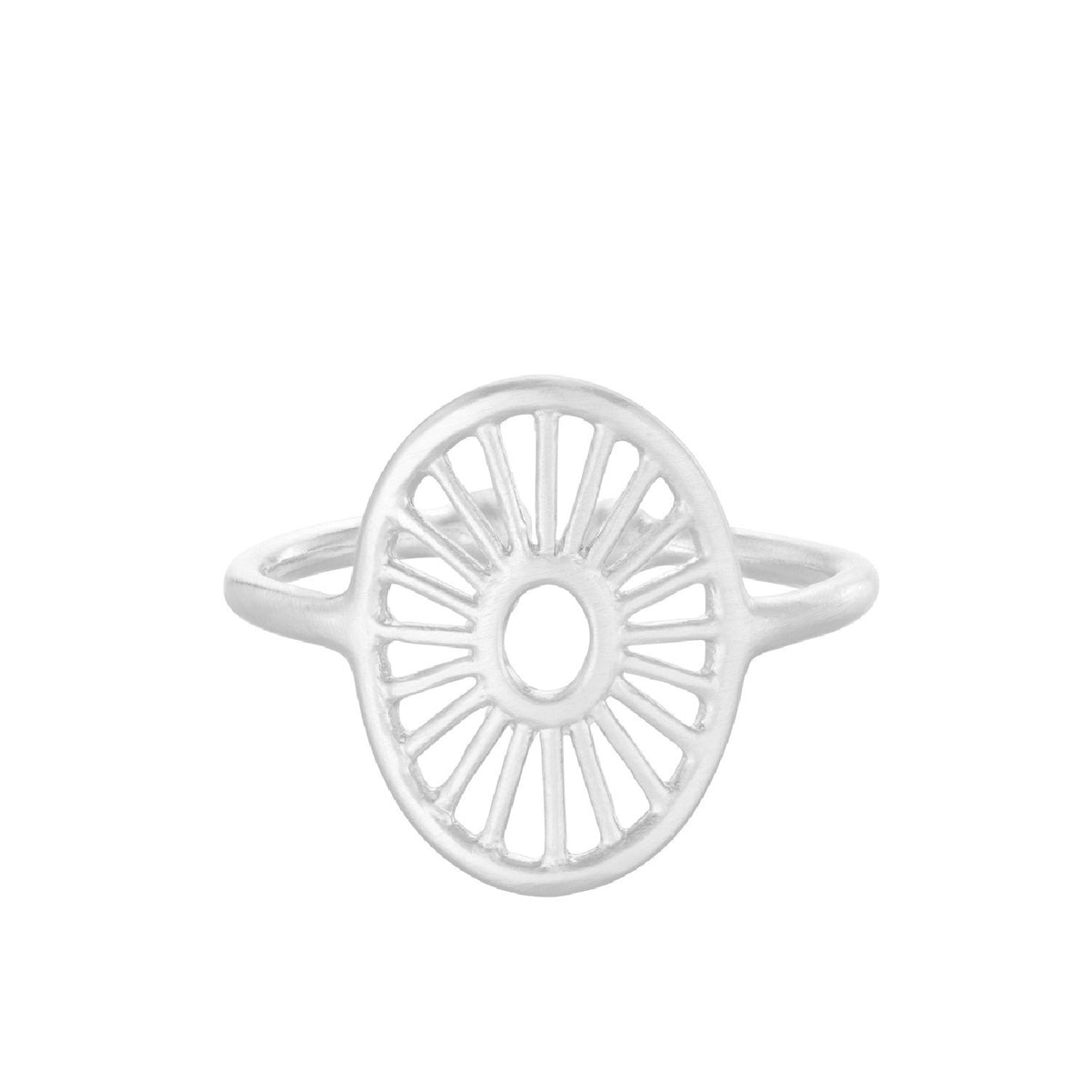 Pernille Corydon Small Daylight ring i sterlingsølv med stråleinspireret design fra Urban Notes kollektionen