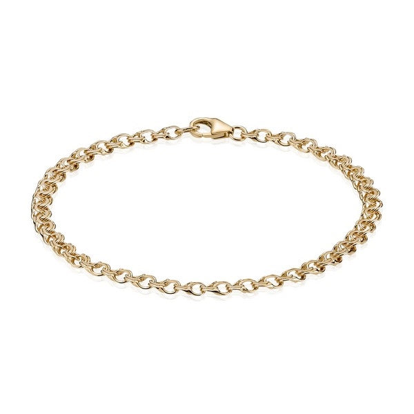 BNH Bismark armbånd i 8 karat guld – nærbillede af detalje