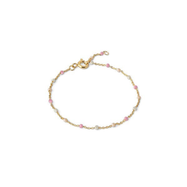 Enamel Lola Tropical armbånd i 18 karat forgyldt messing med håndlagte farverige emaljedetaljer