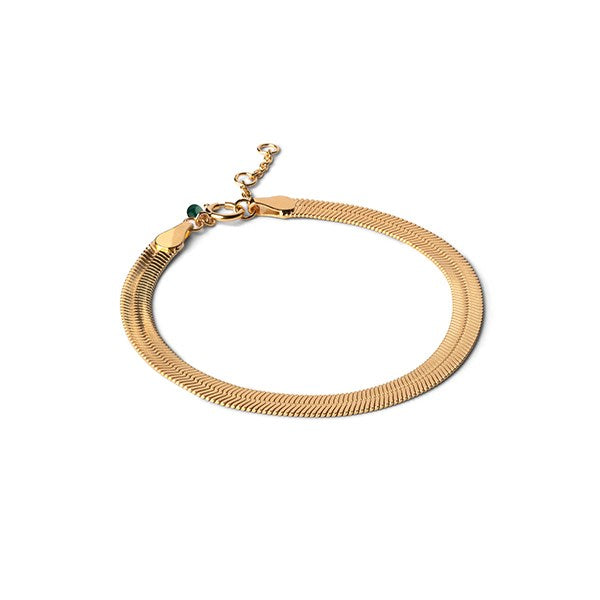 Enamel Copenhagen Carla armbånd i forgyldt sterlingsølv med 18 karat forgyldning