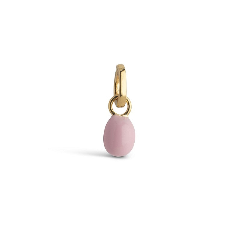 Enamel Eleanor charm i forgyldt sølv - C030G