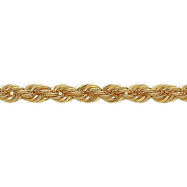 BNH Cordel-halskæde i 14 karat guld med snoet design, set fra siden