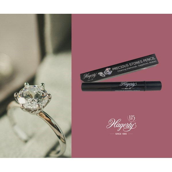 Hagerty Precious Stones Pencil rengøringsblyant til smykker – liggende på flade