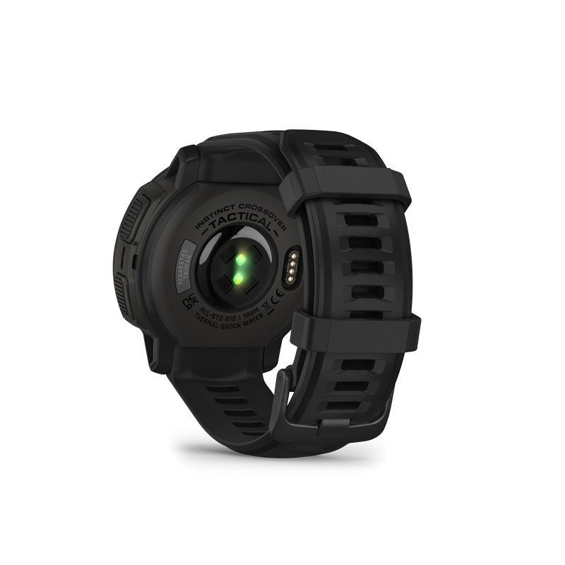 Garmin Instinct Crossover Solar Tactical Edition sort herreur mod hvid baggrund