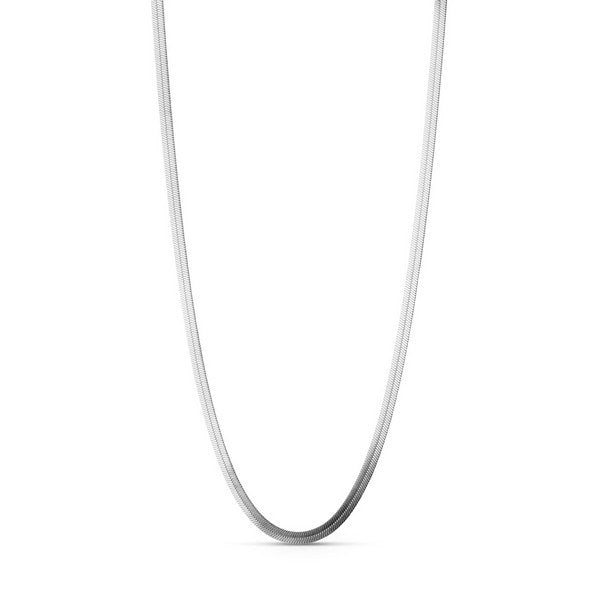 Enamel Copenhagen Caroline halskæde i 925 sterlingsølv, 3 mm bred og justerbar længde