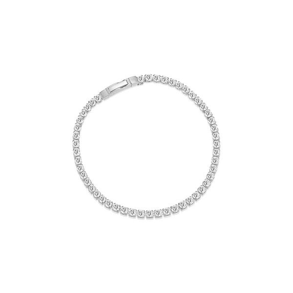 Sif Jakobs Jewellery Ellera Grande tennisarmbånd i sterlingsølv med klare zirkoner hele vejen rundt