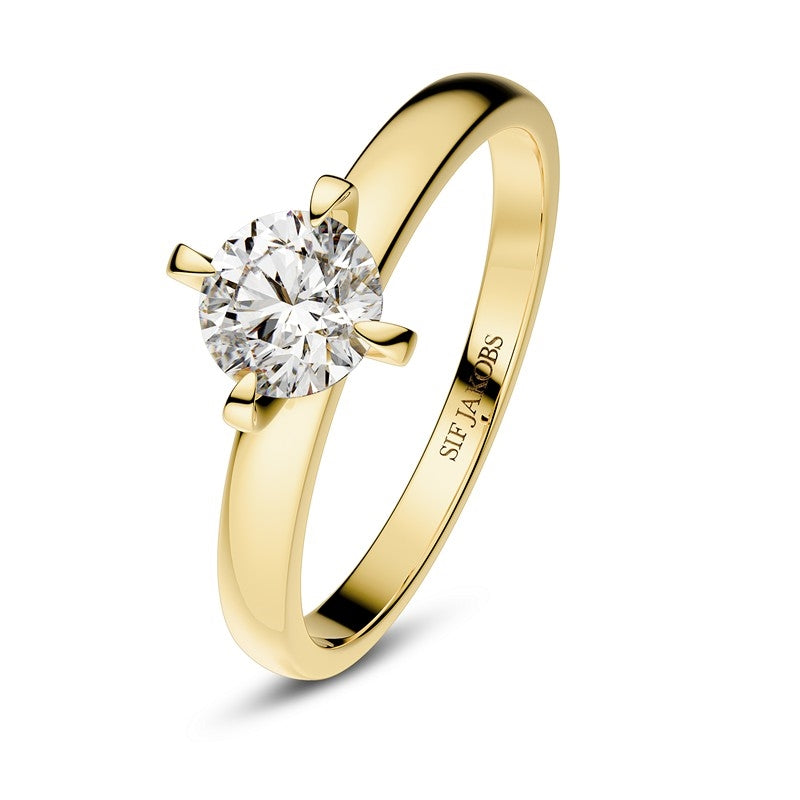 Venice diamant ring 0,50 ct i 14 kt guld – Sif Jakobs