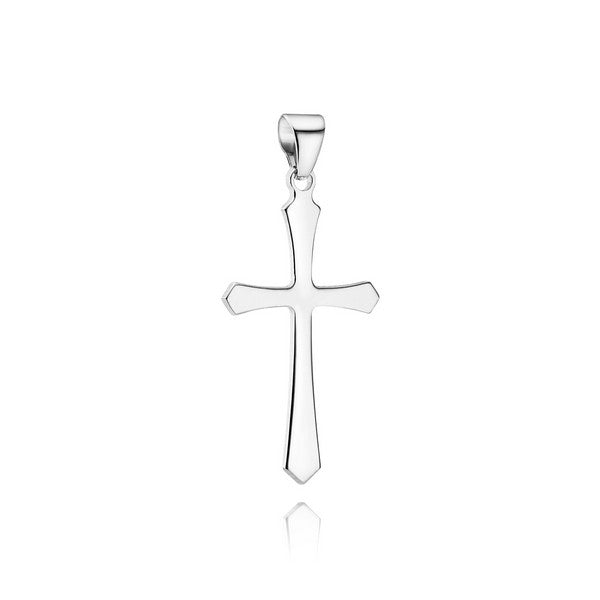 BNH korsvedhæng i sterlingsølv – klassisk og tidløst design, 21x34 mm