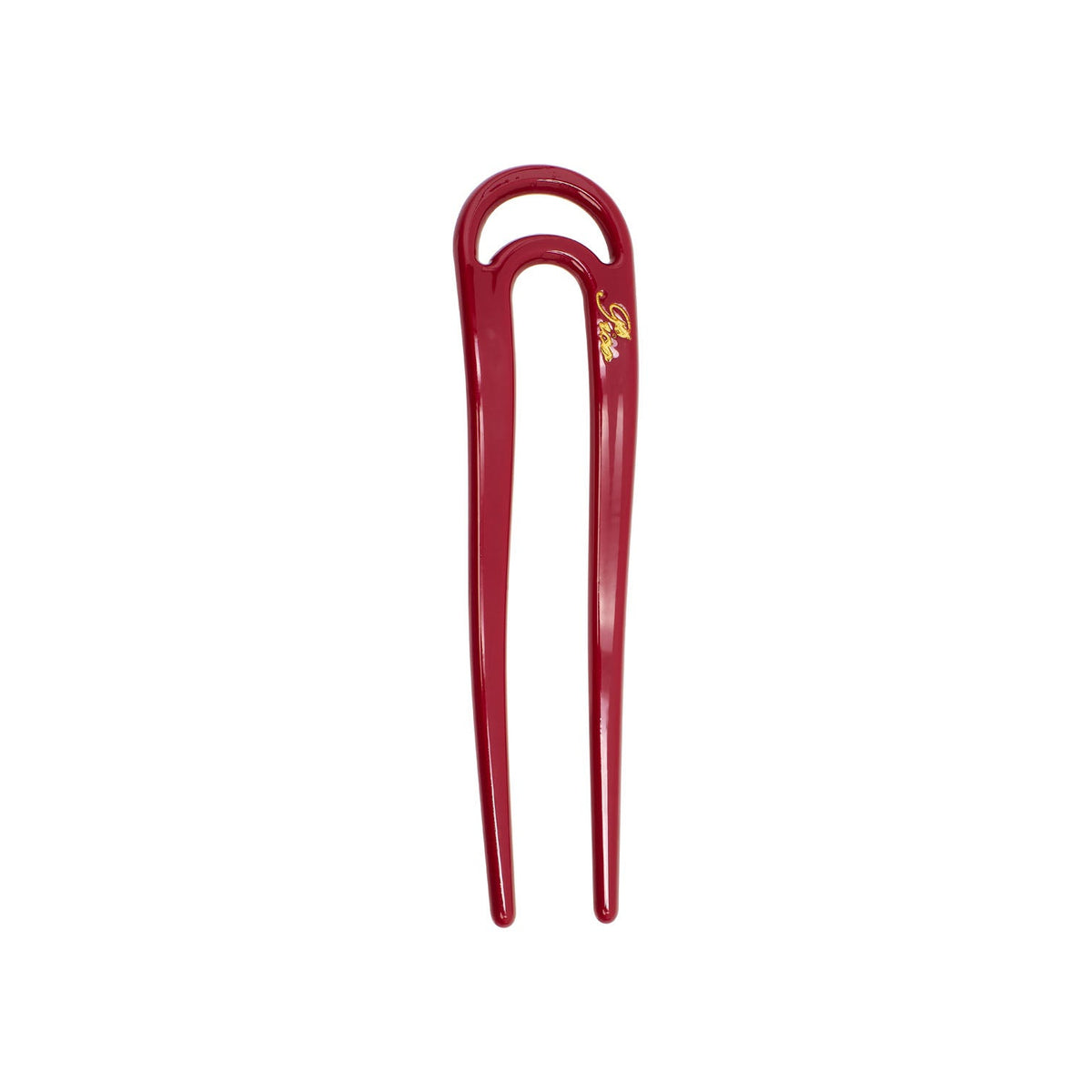 Pico Copenhagen Jolie Hair Pin i Berry – stilren hårnål i acetat med varm, dyb farve