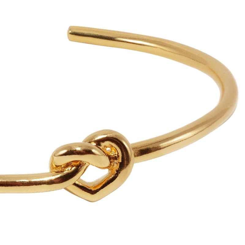 Jane Kønig Tied Heart Armring i forgyldt sølv 3