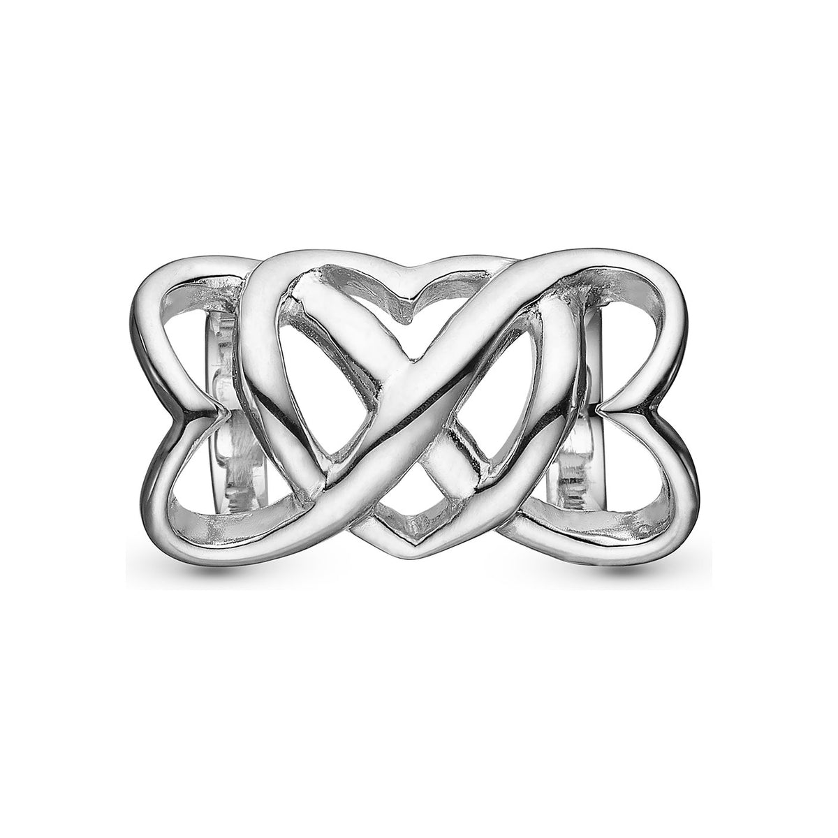 Christina Eternity charm i sølv til læderarmbånd