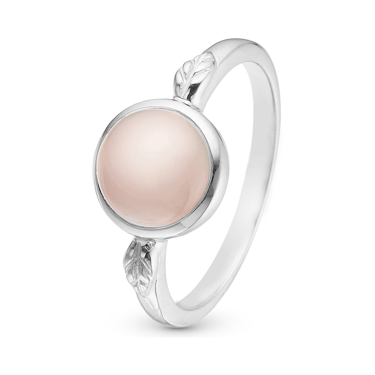 Christina Pink Chalcedony ring i sølv med chalcedon