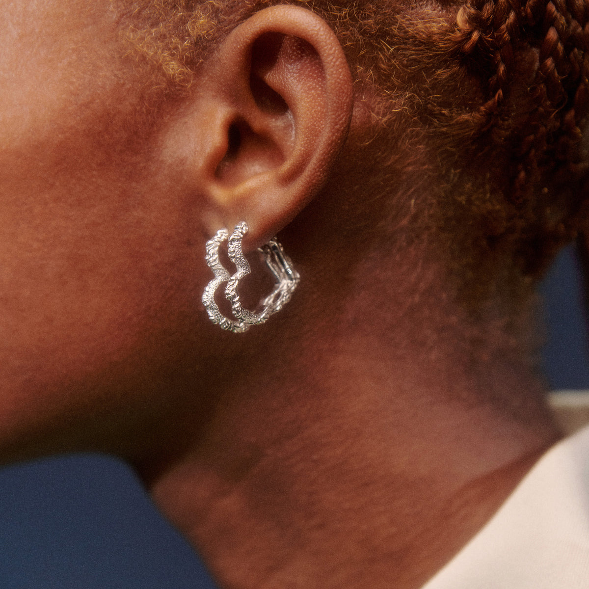 Camille Brinch Heart Crush Hoops styling