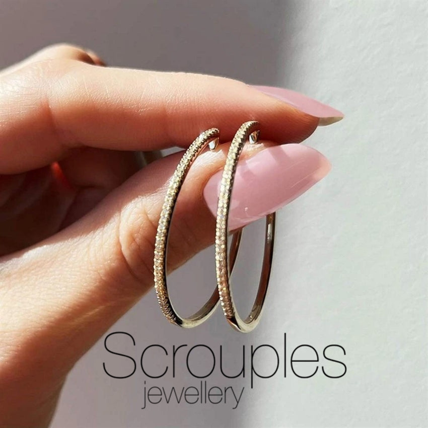 Dazzling fra Scrouples – diamantsmykker i 14 kt guld
