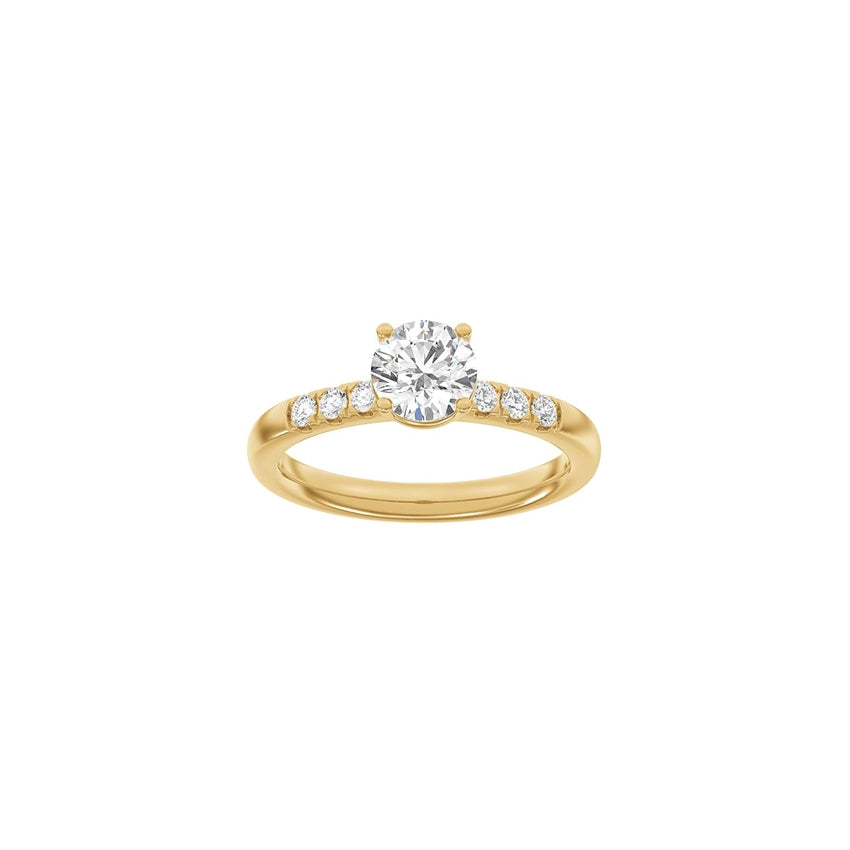 Siersbøl LUXURY ring i 14 kt. rødguld med 1,2 ct lab-grown diamant i TW/VS2-kvalitet
