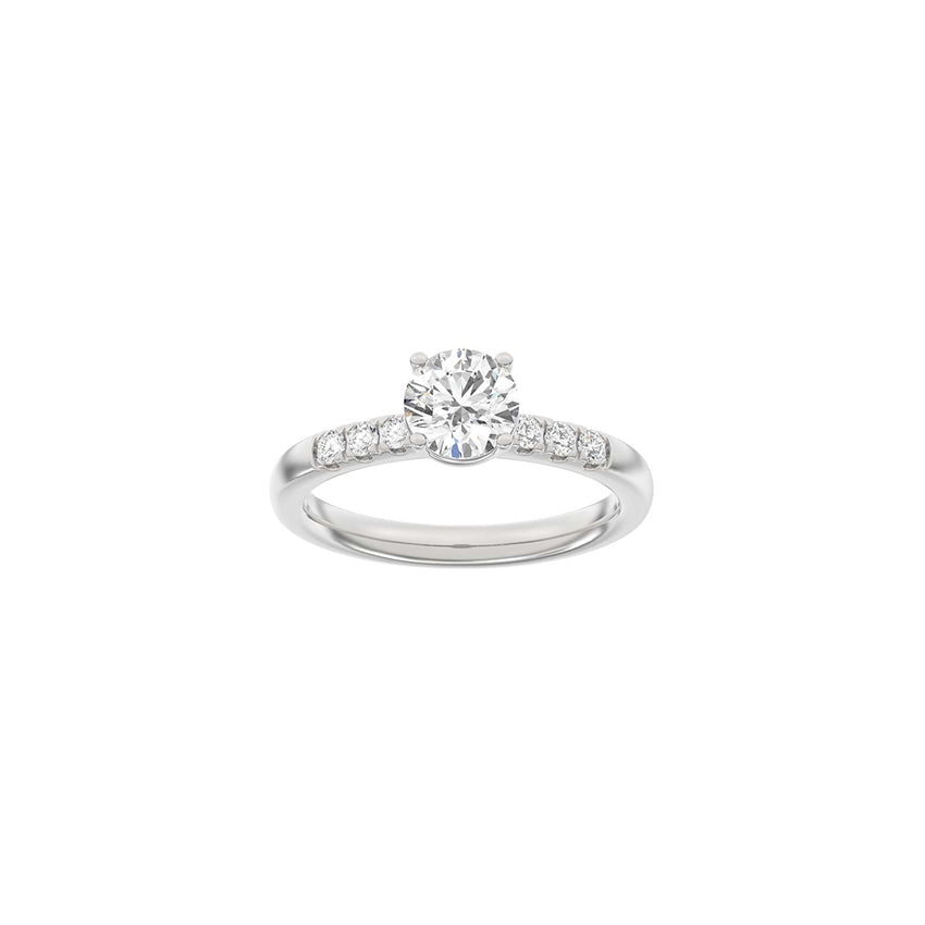 Siersbøl LUXURY ring i 14 kt. hvidguld med 1,2ct lab-grown diamanter