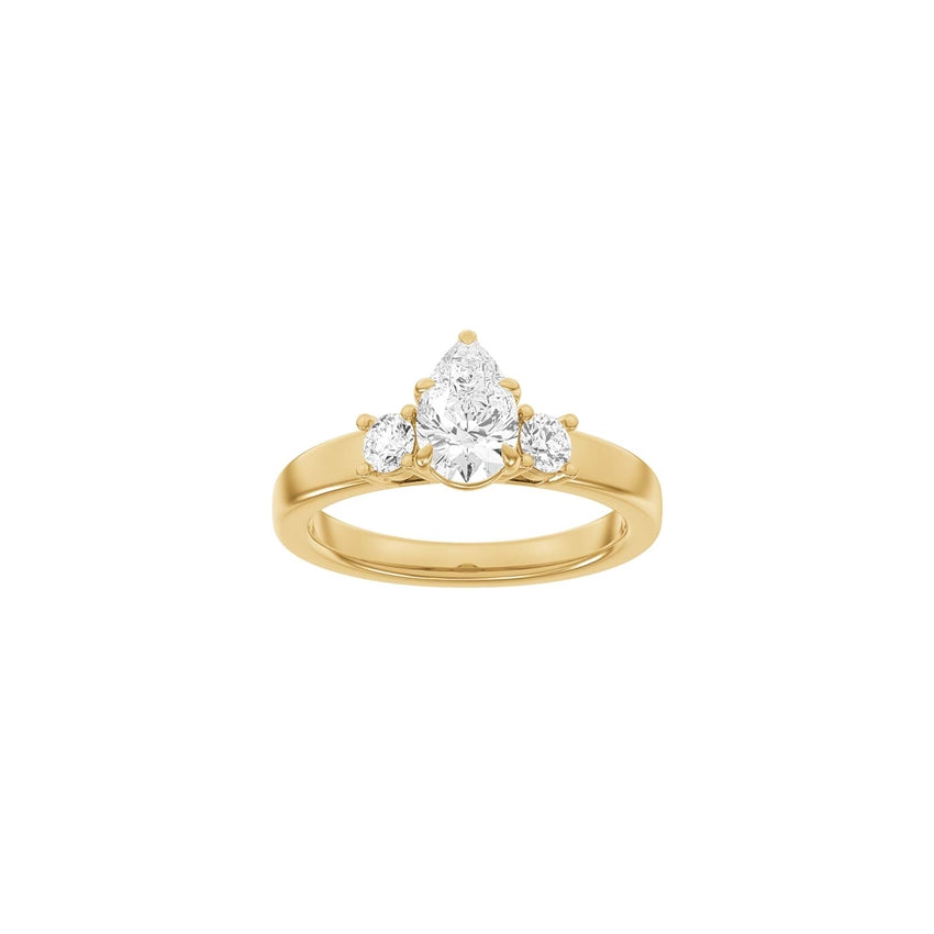 Siersbøl Luxury dråbering i 14 karat rødguld med 1,33 ct lab-grown diamant i TW/VS2-kvalitet
