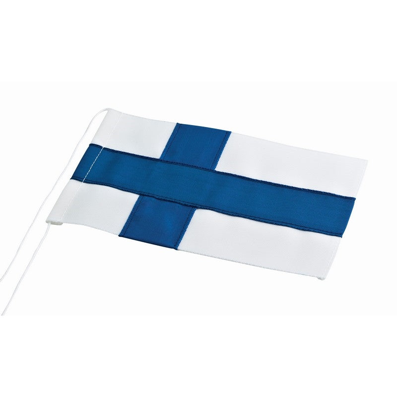 Nordahl Andersen stof bordflag til fødselsdagsflag str. 40 cm, set fra siden