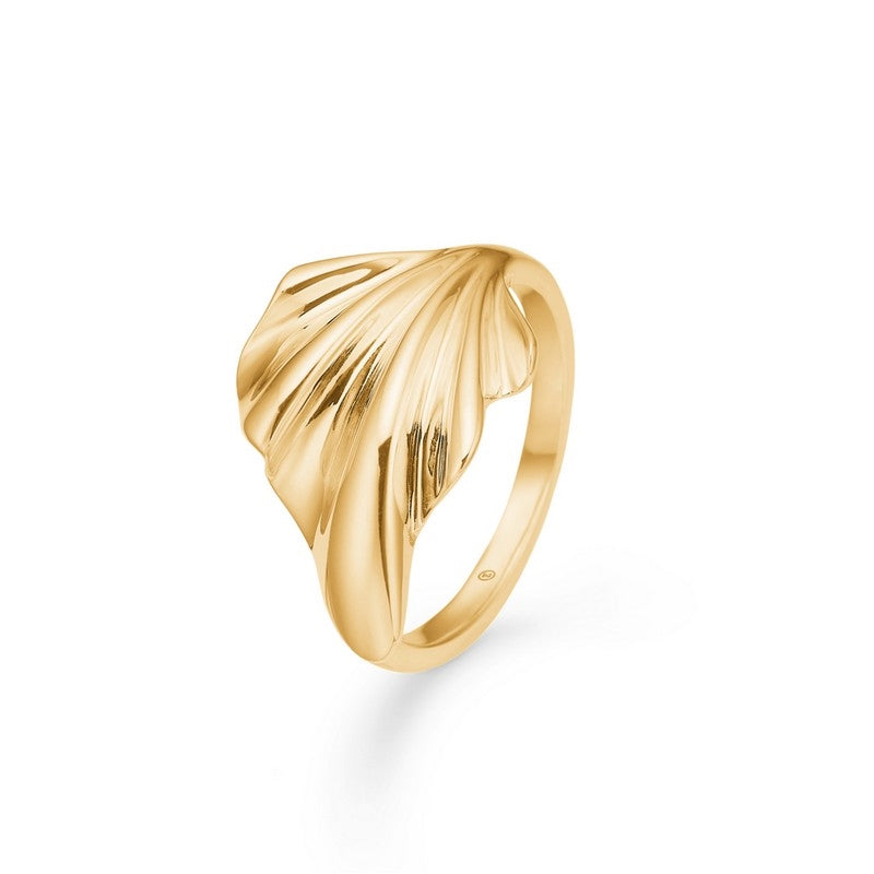 Mads Z Velvet ring i 14 karat guld med blød, fyldig form og markant udtryk