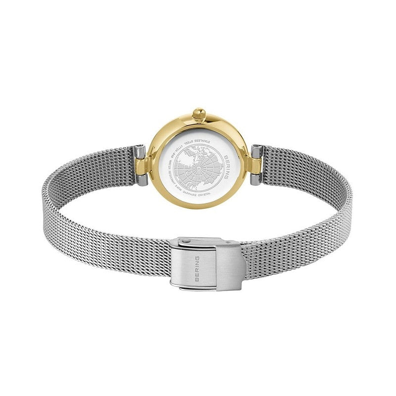 Bering Classic Collection dameur i stål og poleret guld 24 mm 4