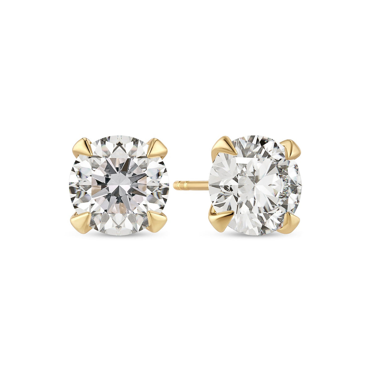 Sif Jakobs Venice solitaire øreringe 2,00 ct i 14 kt guld med lab-grown diamanter