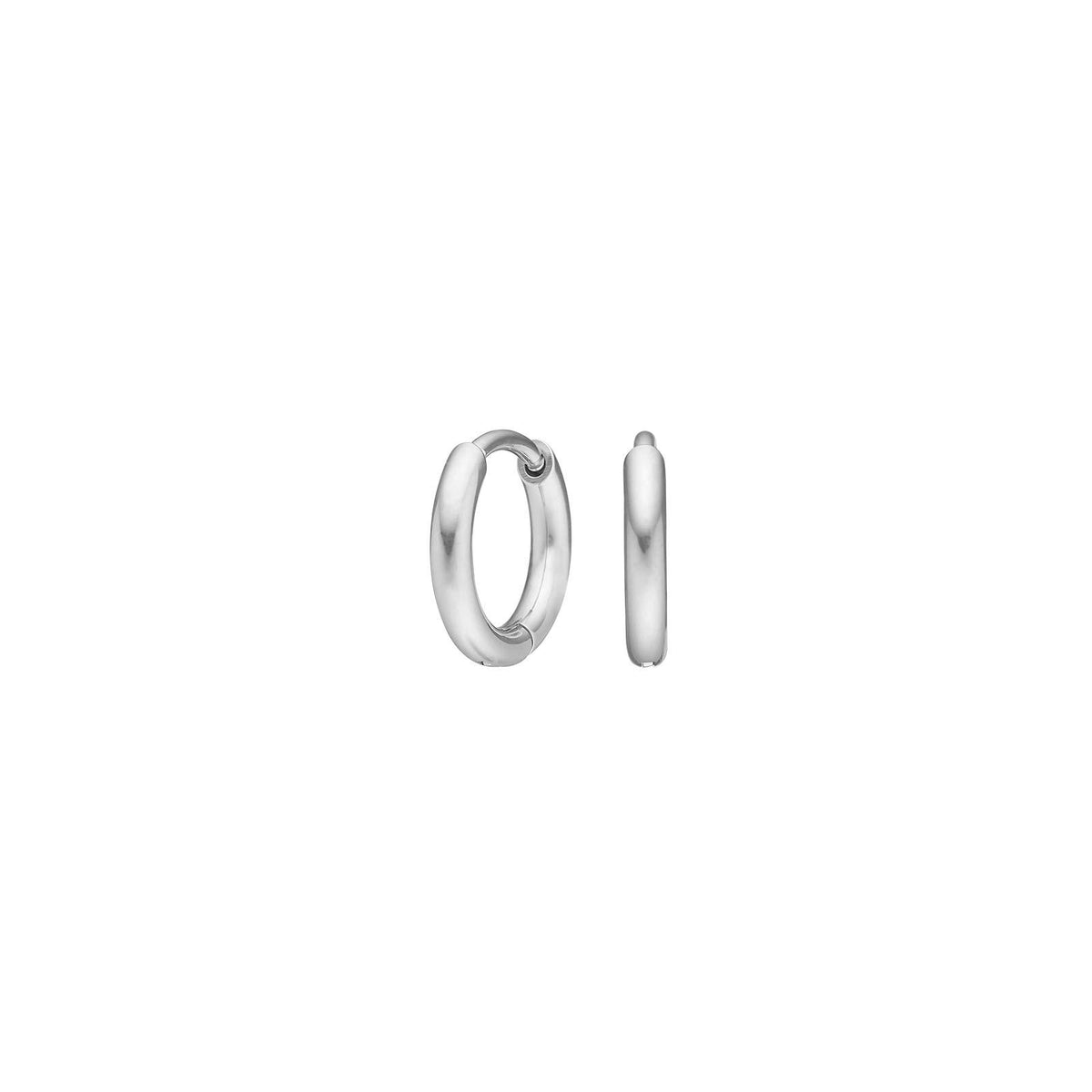 Nordahl Andersen Pure Titanium hoops i nikkelfri titanium – allergivenlige øreringe på 8 mm