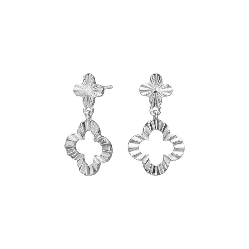 Nordahl Jewellery  sølv ørehængere CLOVERA52