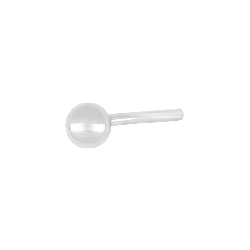 Nordahl Andersen Son of Noa ørestik i rhodineret sølv – minimalistisk 3 mm design til mænd