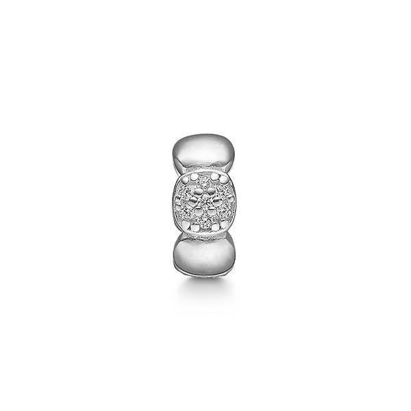 STORY by Kranz & Ziegler sølv charm med seks dots og klare zirkonia-sten – Twinkle Dots til STORY-armbånd