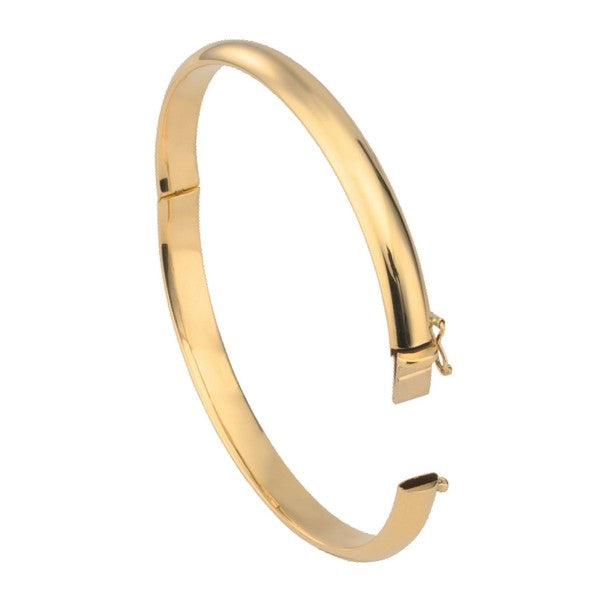 BNH klassisk armring i 8 kt guld – nærbillede af detalje