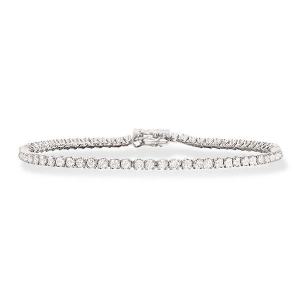 Scrouples Dazzling tennisarmbånd i 14 kt hvidguld med 1,90 ct brillantslebne diamanter i W/SI-kvalitet
