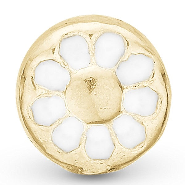 Christina Jewelry & Watches marguerit charm i forgyldt sølv til Christina ure