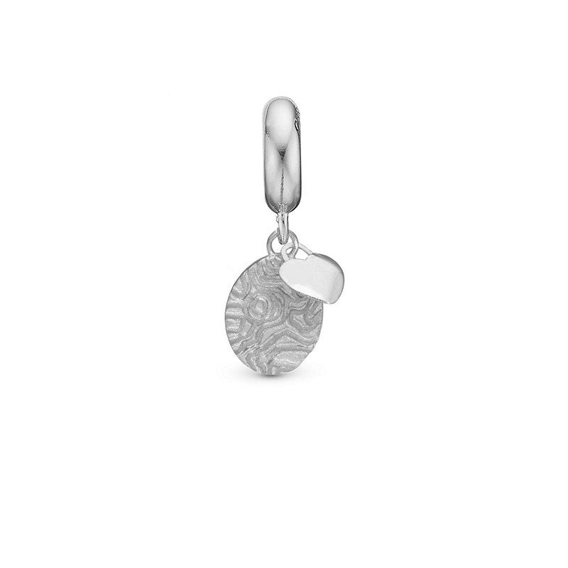 Christina Fingerprint charm i sølv til sølvarmbånd